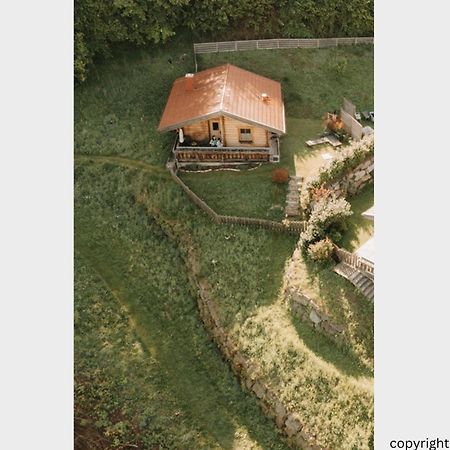 Das Paradieschen Edlitz - Stilvolles Blockhaus Mit Kamin Exterior photo
